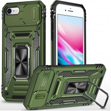 Ударостійкий чохол Camshield Army Ring для Apple iPhone 7 / 8 / SE (2020) (4.7")  Оливковий / Army Green - 00000068265_4