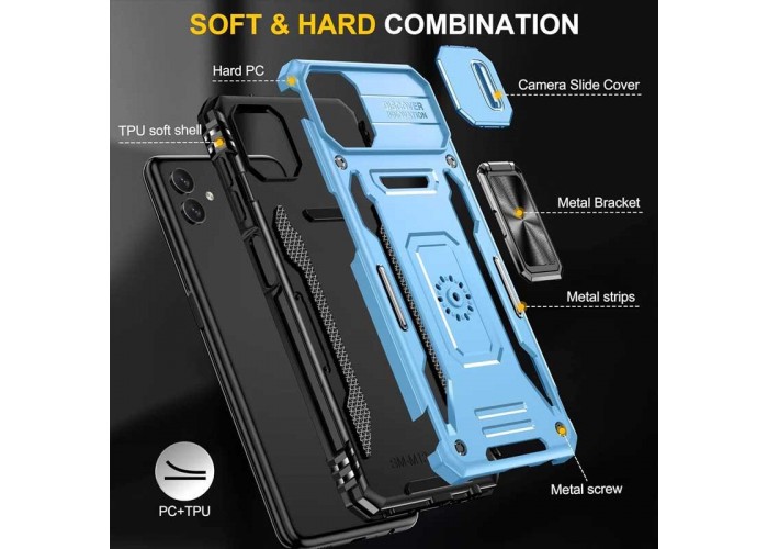 Ударостійкий чохол Camshield Army Ring для Samsung Galaxy A07