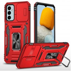 Ударостійкий чохол Camshield Army Ring для Samsung Galaxy M14 5G  Червоний / Red - 00000066134_3
