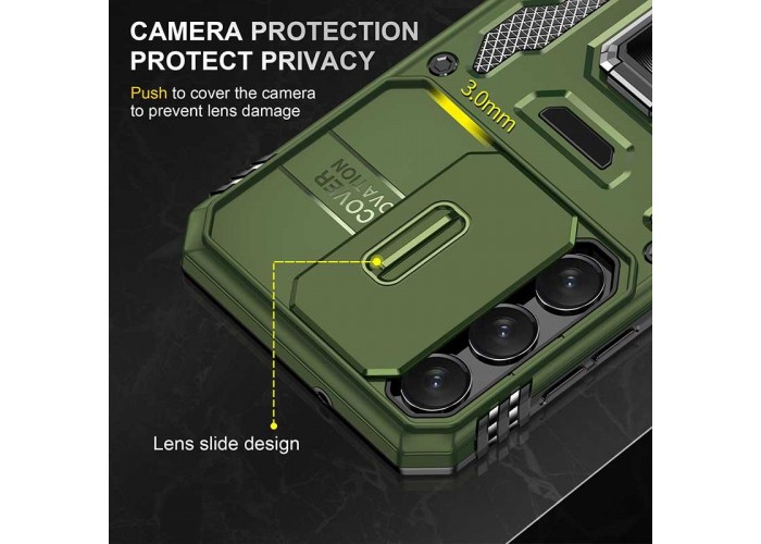 Ударостійкий чохол Camshield Army Ring для Samsung Galaxy S22+