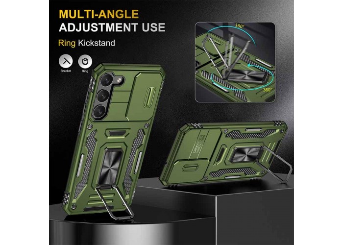 Ударостійкий чохол Camshield Army Ring для Samsung Galaxy S22+
