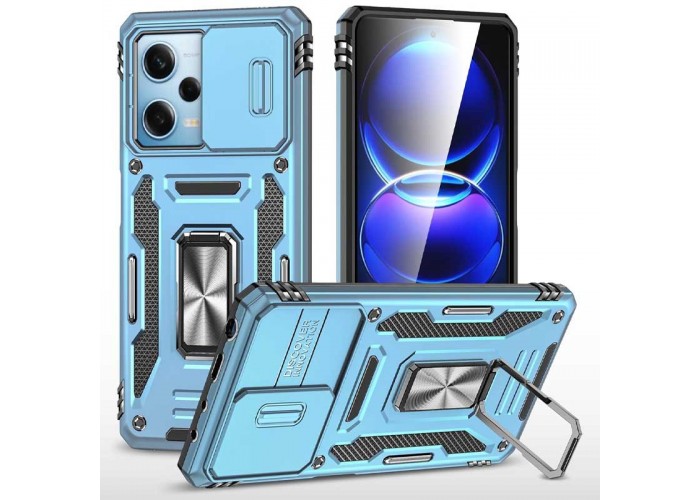 Ударостійкий чохол Camshield Army Ring для Xiaomi Redmi 12 / Poco M6 Pro 5G