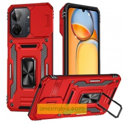 Ударостійкий чохол Camshield Army Ring для Xiaomi Redmi 15 (Global)  Червоний / Red - 00000084011_3