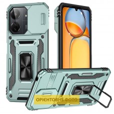 Ударостійкий чохол Camshield Army Ring для Xiaomi Redmi 15 (Global)  Зелений / Light Green - 00000084011_2