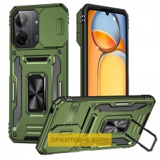 Ударостійкий чохол Camshield Army Ring для Xiaomi Redmi 15 (Global)  Оливковий / Army Green - 00000084011_4