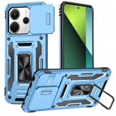 Ударостійкий чохол Camshield Army Ring для Xiaomi Redmi Note 14 4G (Int. version) / 14 5G  Блакитний / Light Blue - 00000079891_1
