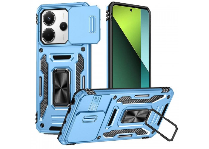 Ударостійкий чохол Camshield Army Ring для Xiaomi Redmi Note 14 4G (Int. version) / 14 5G