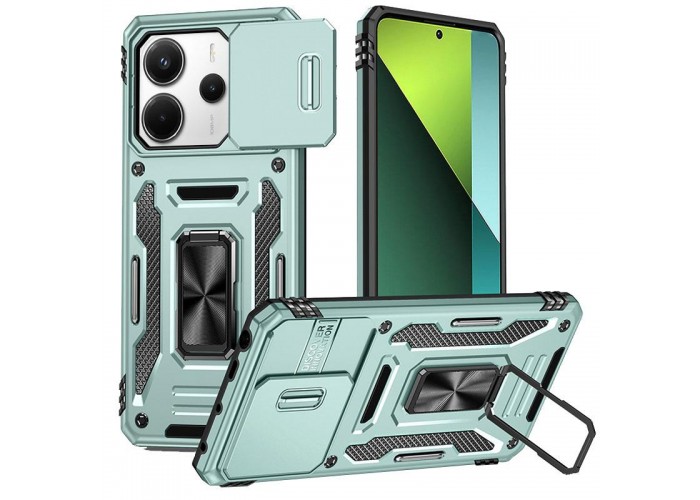 Ударостійкий чохол Camshield Army Ring для Xiaomi Redmi Note 14 4G (Int. version) / 14 5G