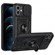 Ударостійкий чохол Camshield Serge Ring для Apple iPhone 11 (6.1")  Чорний - 00000066031_7