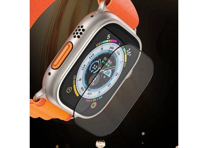 Захисне 2.5D скло Blueo Corning Gorilla Glass для Apple Watch Ultra 1/2/3 49mm