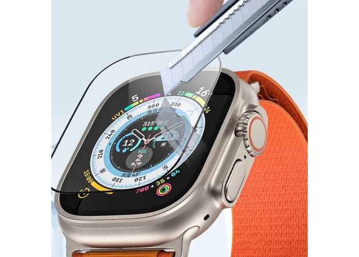 Захисне 2.5D скло Blueo Corning Gorilla Glass для Apple Watch Ultra 1/2/3 49mm