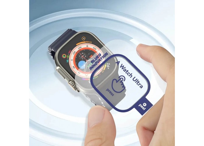 Захисне 2.5D скло Blueo Corning Gorilla Glass для Apple Watch Ultra 1/2/3 49mm
