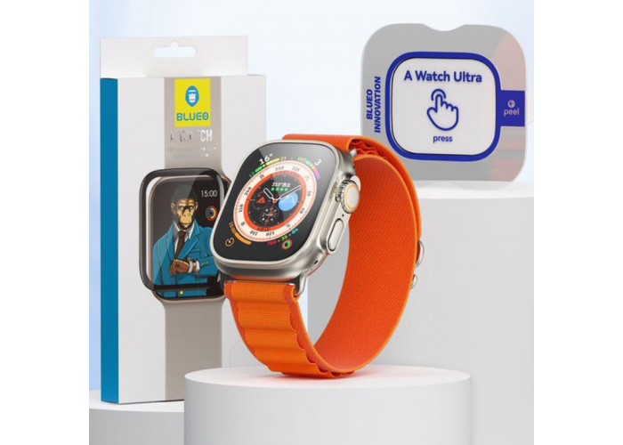 Захисне 2.5D скло Blueo Corning Gorilla Glass для Apple Watch Ultra 1/2/3 49mm