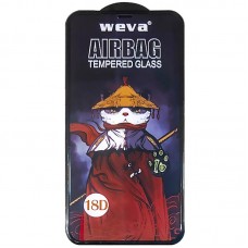 Захисне 2.5D скло Weva AirBag (тех.пак) для Apple iPhone 11 Pro / X / XS (5.8")  Чорний - 00000065077_1