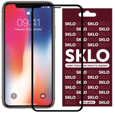 Захисне скло SKLO 3D для Apple iPhone 11 Pro / X / XS (5.8")  Чорний - 00000035432_1