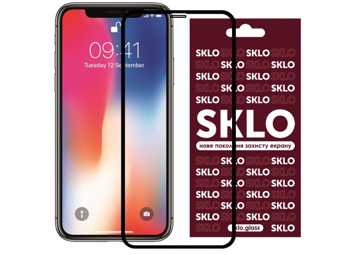 Захисне скло SKLO 3D для Apple iPhone 11 Pro / X / XS (5.8