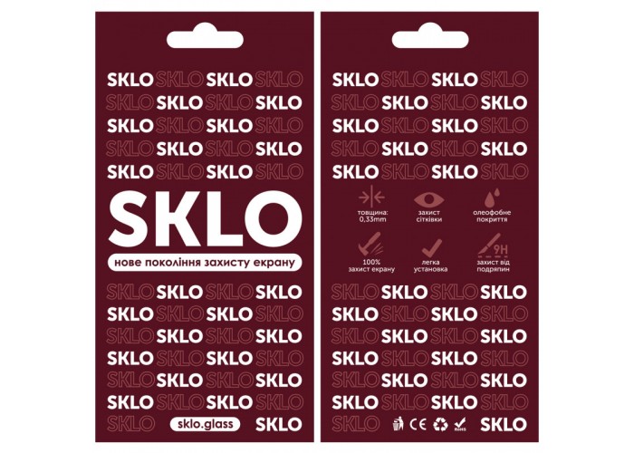 Захисне скло SKLO 3D для Apple iPhone 11 Pro / X / XS (5.8