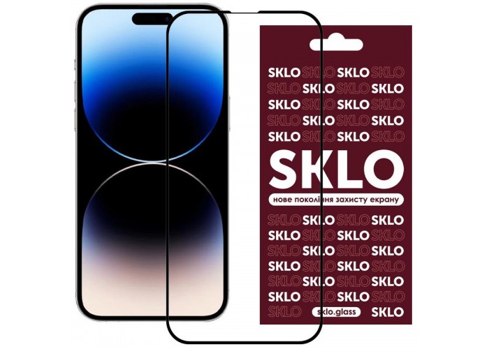 Захисне скло SKLO 3D для Apple iPhone 17 / 16 Pro (6.3