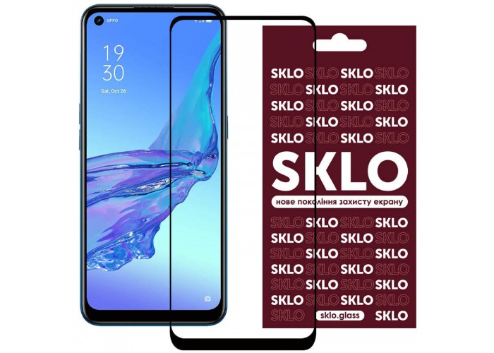 Захисне скло SKLO 3D для Oppo Reno 5 Lite