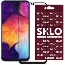 Захисне скло SKLO 3D для Samsung A20 / A30 / A30s / A50/A50s/M30 /M30s/M31/M21/M21s  Чорний - 00000035448_1
