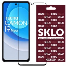 Захисне скло SKLO 3D для TECNO Camon 19 (CI6n) / 19 Pro (CI8n)  Чорний - 00000057399_1