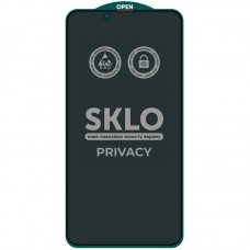 Захисне скло SKLO 5D Privacy (тех.пак) для Apple iPhone 13 / 13 Pro / 14 / 16e (6.1")  Чорний - 00000076295_1