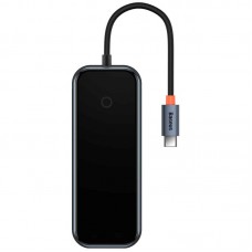 Переходник Baseus Hub AcmeJoy 5-Port Type-C (HDMI*1+USB3.0*2+USB2.0*1+Type-C PD&Data*1) (WKJZ)  Dark Gray - 00000063728_1