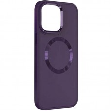 TPU чехол Bonbon Metal Style with MagSafe для Apple iPhone 11 (6.1")  Фиолетовый / Dark Purple - 00000064351_11