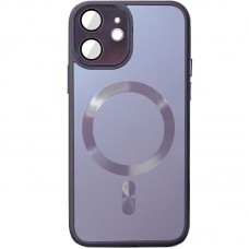 Чехол TPU+Glass Sapphire Midnight with MagSafe для Apple iPhone 11 (6.1")  Фиолетовый / Deep Purple - 00000065440_9