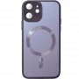 Чехол TPU+Glass Sapphire Midnight with MagSafe для Apple iPhone 11 (6.1