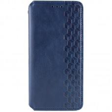 Кожаный чехол книжка GETMAN Cubic (PU) для Oppo A98  Синий - 00000066229_5