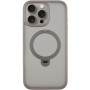 TPU+PC чехол Metal Buttons with MagSafe Colorful HQ Ring для Apple iPhone 15 Pro (6.1