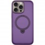 TPU+PC чехол Metal Buttons with MagSafe Colorful HQ Ring для Apple iPhone 15 Pro (6.1