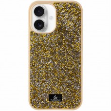 TPU чехол Bling World Rock Diamond для Apple iPhone 16 (6.1")  Золотой - 00000073625_2