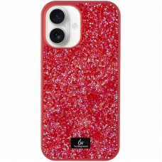 TPU чехол Bling World Rock Diamond для Apple iPhone 16 (6.1")  Красный - 00000073625_3