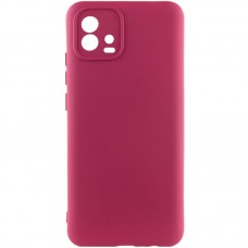 Чехол TPU GETMAN Liquid Silk Full Camera для Motorola Moto G72  Бордовый / Marsala - 00000074058_1