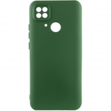 Чехол TPU GETMAN Liquid Silk Full Camera для Xiaomi Redmi 10C  Зеленый / Dark green - 00000074068_3