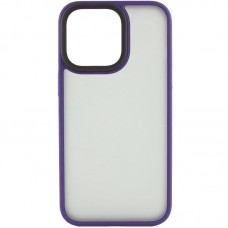 TPU+PC чохол Metal Buttons для Apple iPhone 14 Pro (6.1")  Темно-фіолетовий - 00000055501_9