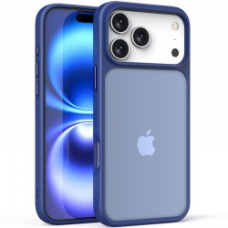 TPU+PC чохол Metal Buttons для Apple iPhone 17 Pro Max (6.9")  Синій / Navy Blue - 00000081721_4
