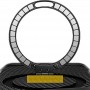 TPU+PC чохол Metal Buttons with MagSafe Carbon Ring для Apple iPhone 17 (6.3