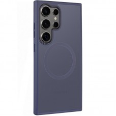 TPU+PC чохол Metal Buttons with MagSafe Colorful для Samsung Galaxy S24 Ultra  Синій / Navy Blue - 00000076845_2