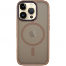 TPU+PC чохол Metal Buttons with MagSafe для Apple iPhone 16 Pro Max (6.9")  Золотий - 00000073093_6