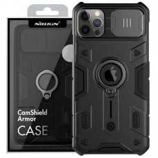 TPU+PC чохол Nillkin CamShield Armor (шторка на камеру) для Apple iPhone 12 Pro Max (6.7")  Чорний - 00000039991_2