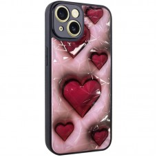 TPU+PC чохол Prisma Plushie для Apple iPhone 15 (6.1")  Hearts - 00000076025_4