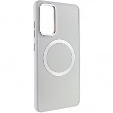 TPU чохол Bonbon Metal Style with MagSafe для Samsung Galaxy A54 5G  Білий / White - 00000070340_1