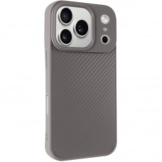 TPU чохол Carbon Protective with Magsafe для Apple iPhone 17 Pro (6.3")  Grey - 00000082030_3