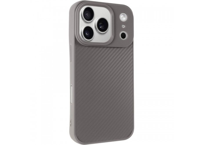 TPU чохол Carbon Protective with Magsafe для Apple iPhone 17 Pro (6.3
