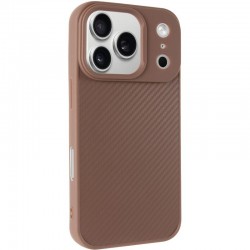 TPU чохол Carbon Protective with Magsafe для Apple iPhone 17 Pro (6.3")  Coffee - 00000082030_2