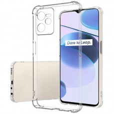 TPU чохол GETMAN Ease logo посилені кути Full Camera для Realme C35  Безбарвний (прозорий) - 00000071834_1