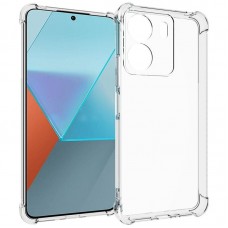 TPU чохол GETMAN Ease logo посилені кути Full Camera для Xiaomi Redmi 13C / Poco C65  Безбарвний (прозорий) - 00000071695_1